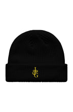 Load image into Gallery viewer, L&G Black Fisherman Beanie
