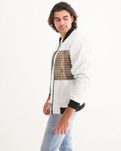 Load image into Gallery viewer, L&G Brown Houndstooth Plaid Bomber Jacket
