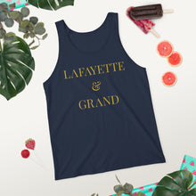 Load image into Gallery viewer, L&G Gold Logo Men's Tank Top