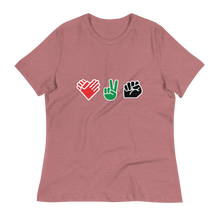Load image into Gallery viewer, L&G Love, Peace & Soul Women's Relaxed T-Shirt