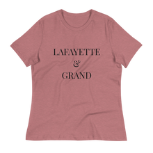 Load image into Gallery viewer, L&G Black Logo Women's Relaxed T-Shirt