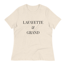 Load image into Gallery viewer, L&G Black Logo Women's Relaxed T-Shirt