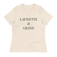 Load image into Gallery viewer, L&G Black Logo Women's Relaxed T-Shirt