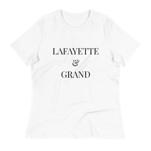 Load image into Gallery viewer, L&G Black Logo Women's Relaxed T-Shirt