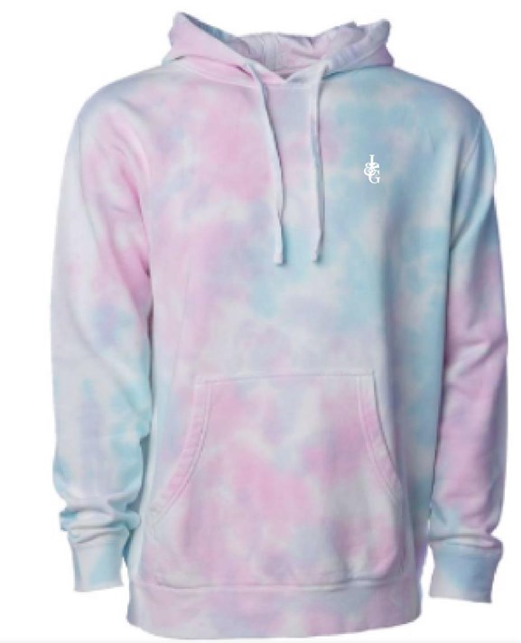 L&G Tie Dye Cotton Candy Hoodie