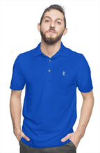 Load image into Gallery viewer, L&amp;G Royal Blue Cotton Polo w/White Logo
