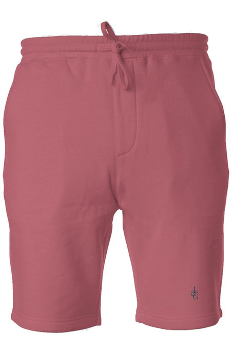 L&G Pigment Dyed Fleece Shorts - Maroon