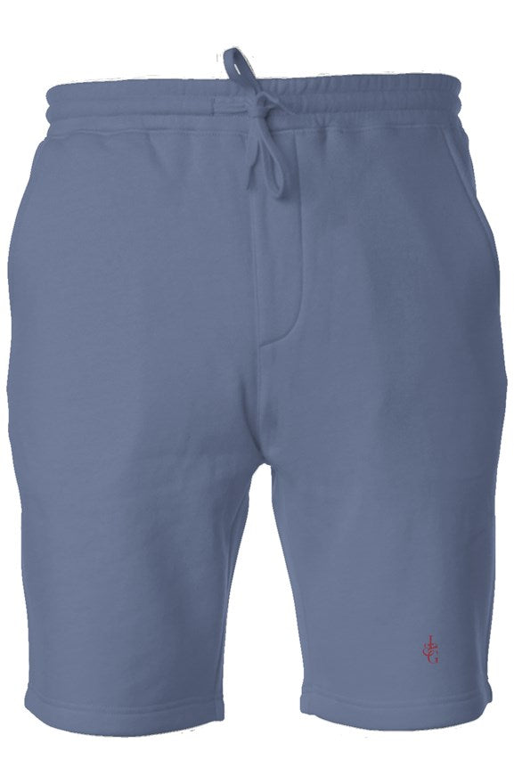 L&G Pigment Dyed Fleece Shorts - Slate Blue