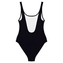 Load image into Gallery viewer, L&amp;G Black One-Piece Swimsuit w/Gold Logo
