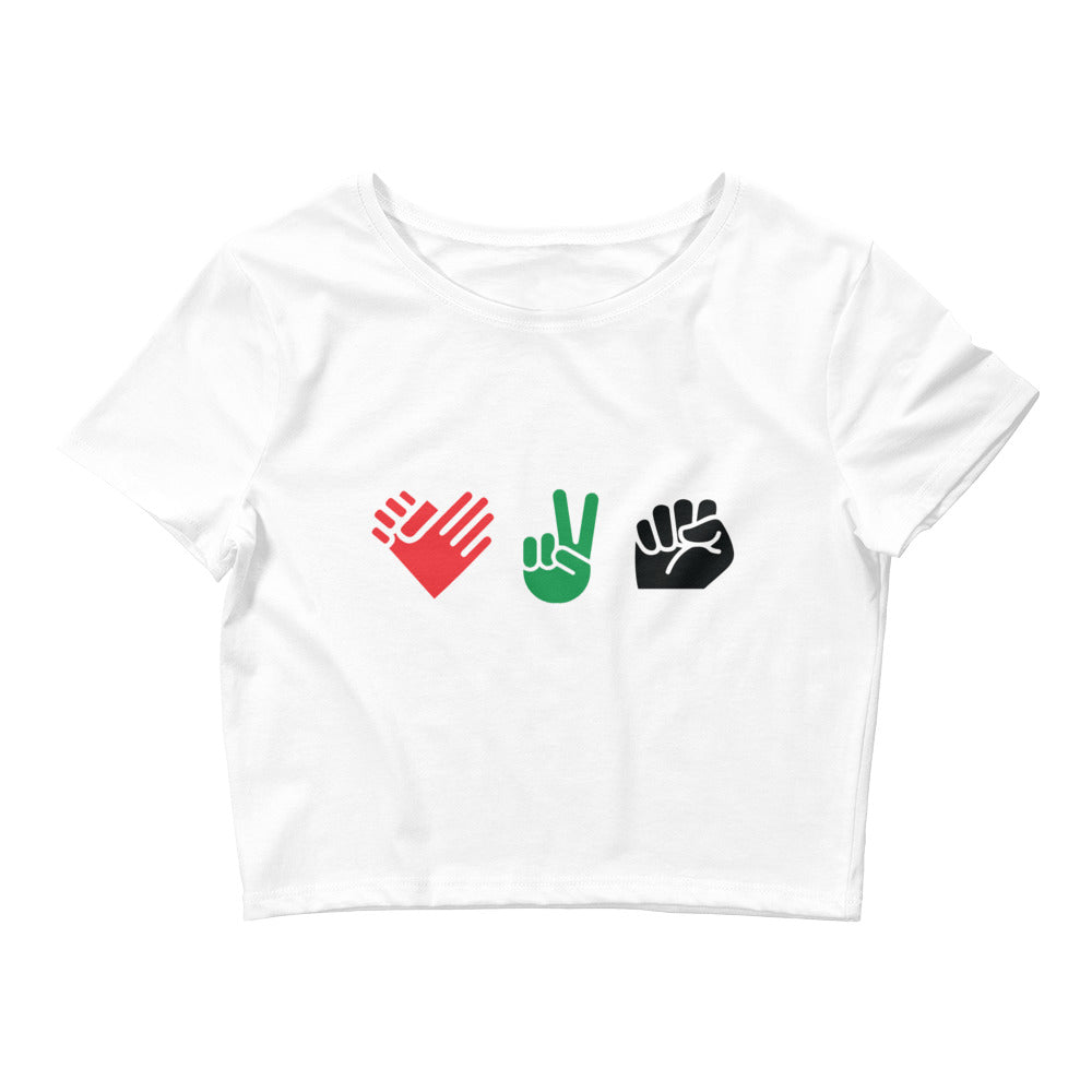 L&G Love, Peace & Soul Women’s Crop Tee